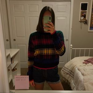 Urban Outfitters retro pop colored sweater
